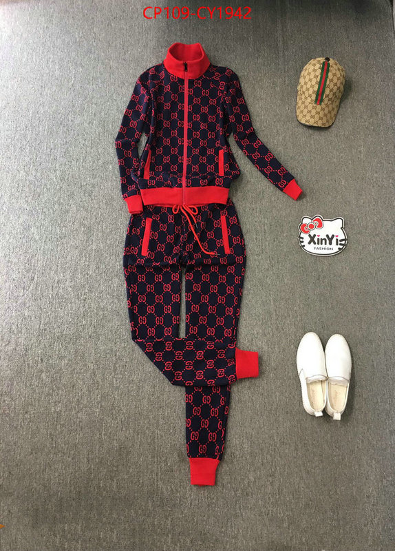 Clothing-Gucci replica 1:1 high quality ID: CY1942 $: 109USD