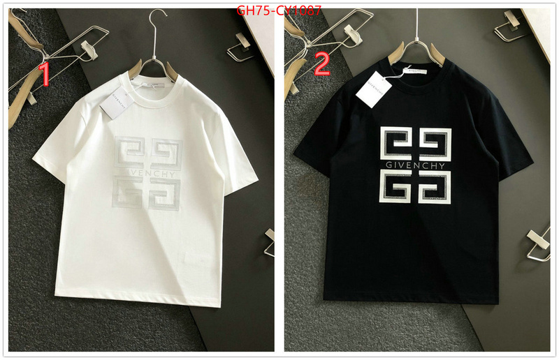 Clothing-Givenchy,designer fashion replica ID: CY1087,$: 75USD