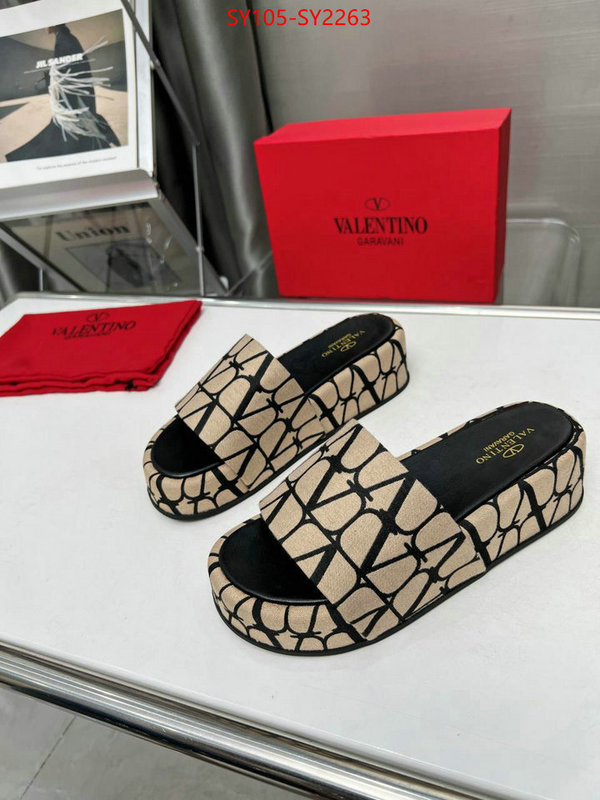 Women Shoes-Valentino brand designer replica ID: SY2263 $: 105USD