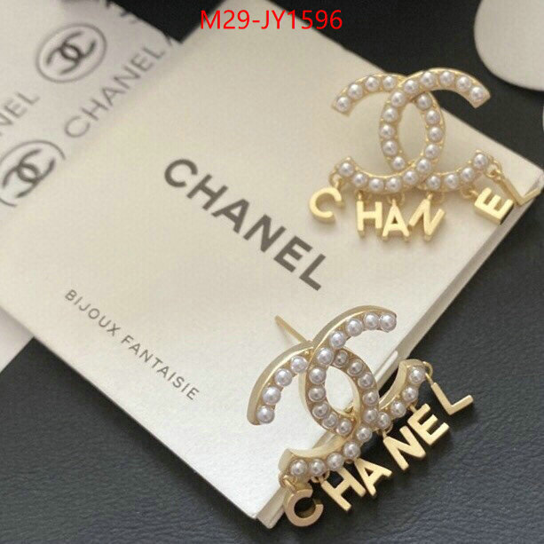 Jewelry-Chanel,fake cheap best online ID: JY1596,$: 29USD
