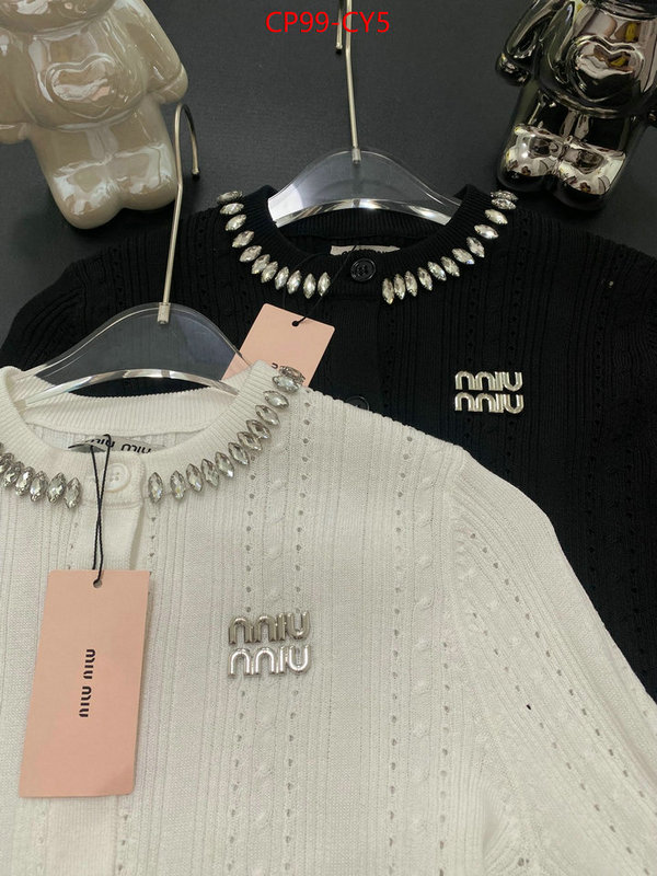 Clothing-MIU MIU,designer fake ID: CY5,$: 99USD