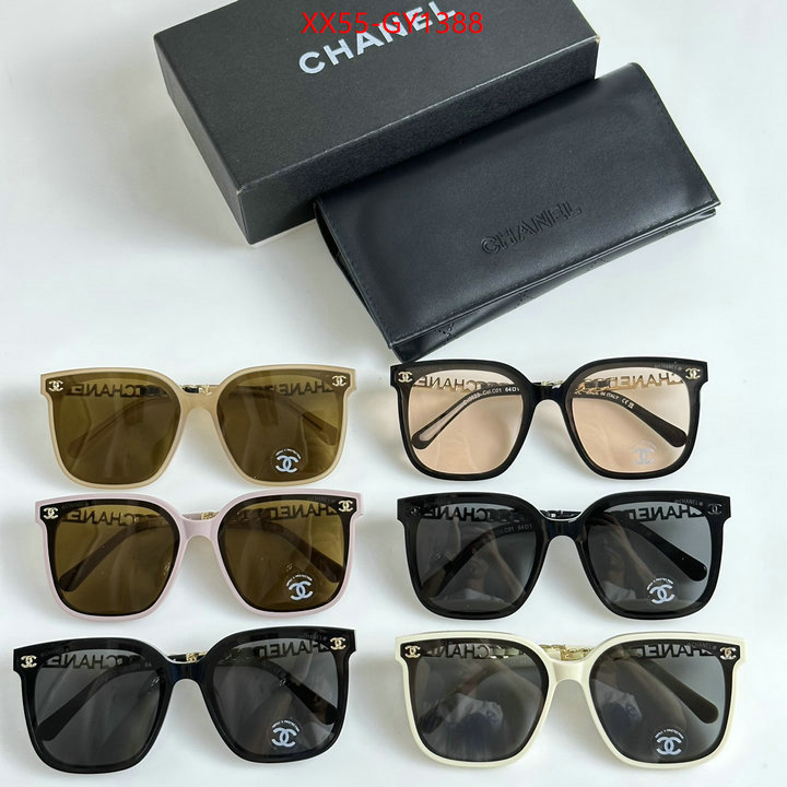 Glasses-Chanel,buy aaaaa cheap ID: GY1388,$: 55USD