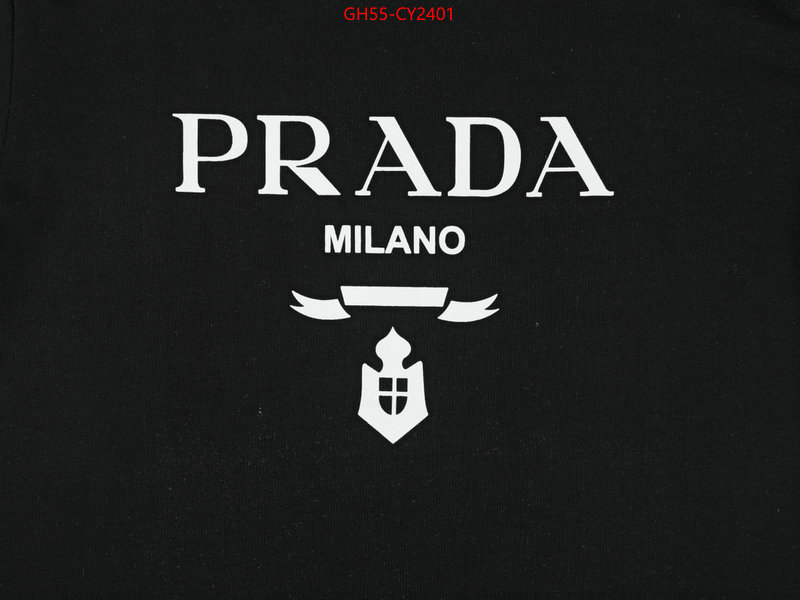 Clothing-Prada new designer replica ID: CY2401 $: 55USD