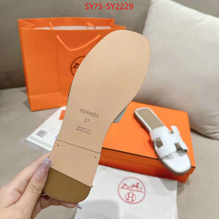 Women Shoes-Hermes best replica new style ID: SY2229 $: 75USD