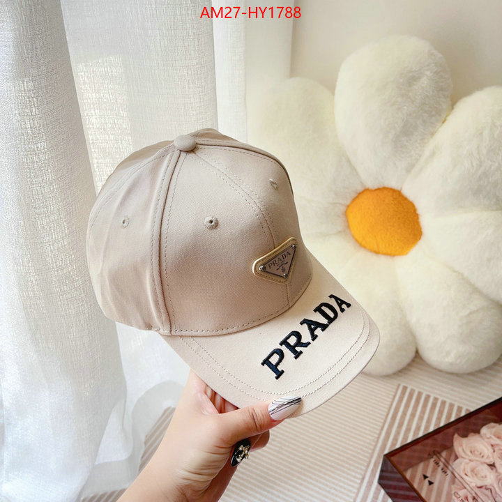 Cap(Hat)-Prada where can i buy the best 1:1 original ID: HY1788 $: 27USD