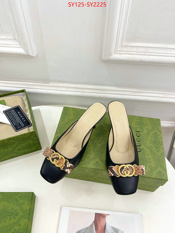 Women Shoes-Gucci buy best quality replica ID: SY2225 $: 125USD