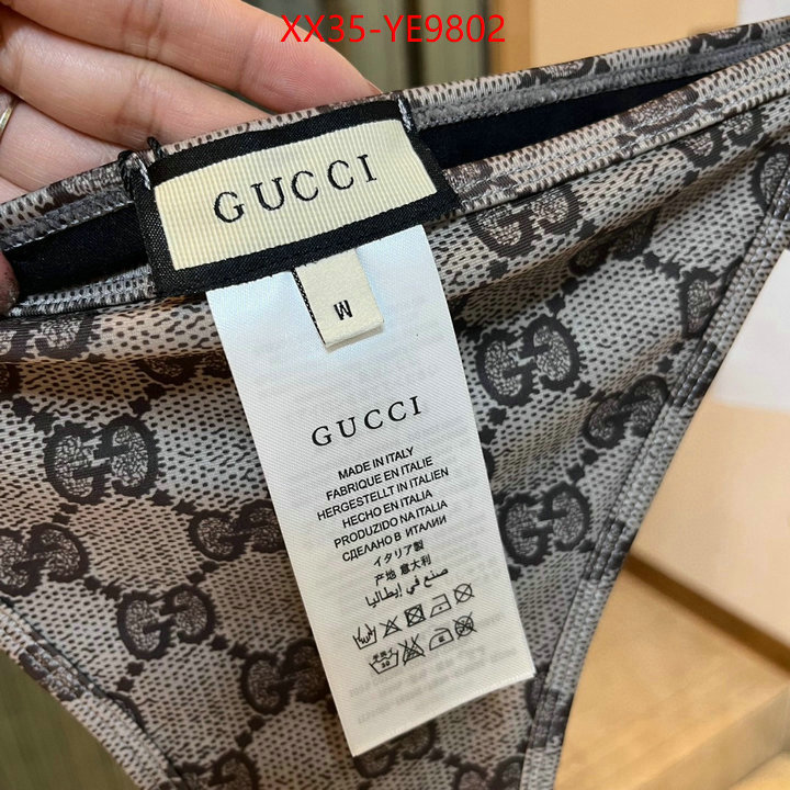 Swimsuit-GUCCI,what 1:1 replica ID: YE9802,$: 35USD