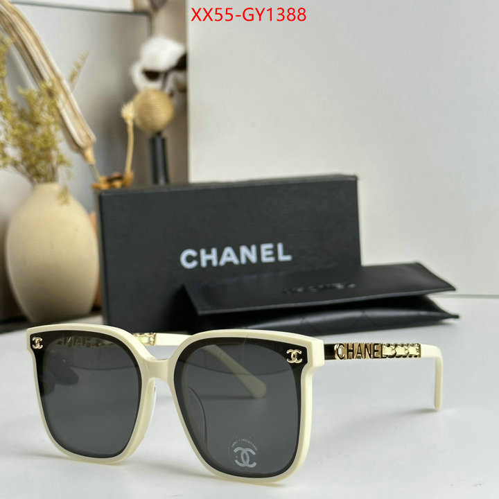 Glasses-Chanel,buy aaaaa cheap ID: GY1388,$: 55USD