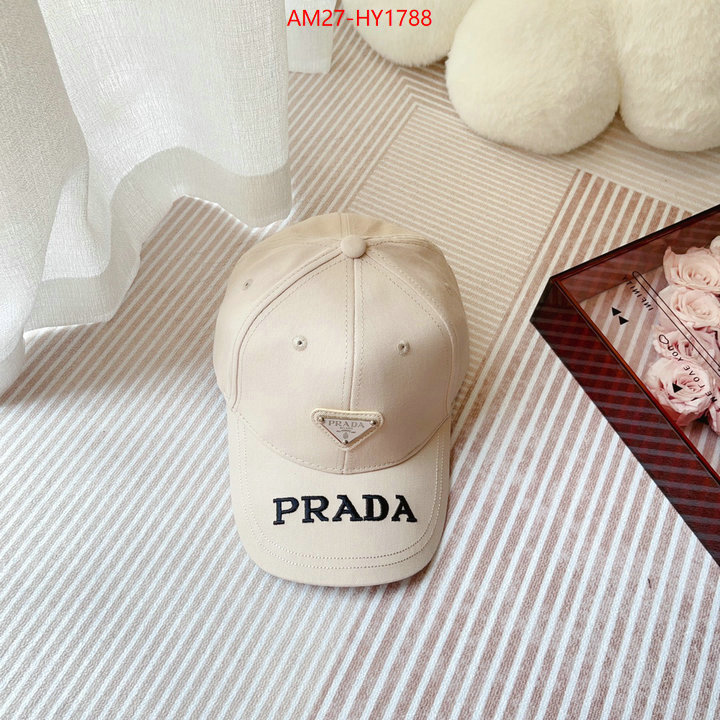 Cap(Hat)-Prada where can i buy the best 1:1 original ID: HY1788 $: 27USD