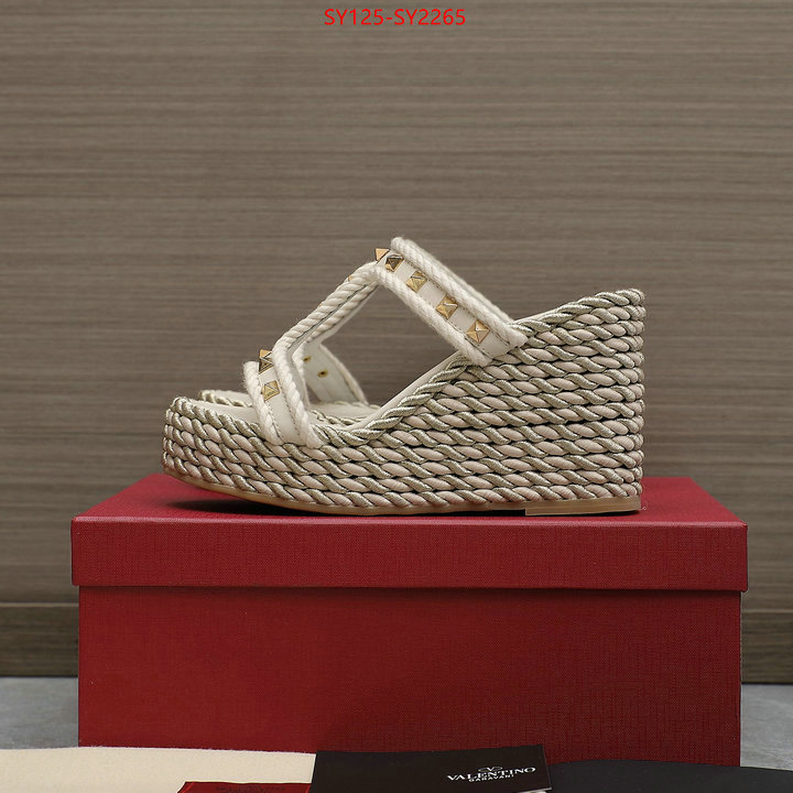 Women Shoes-Valentino high-end designer ID: SY2265 $: 125USD