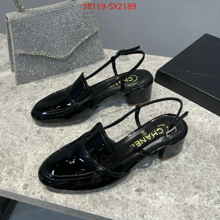 Women Shoes-Chanel top quality ID: SY2189 $: 119USD