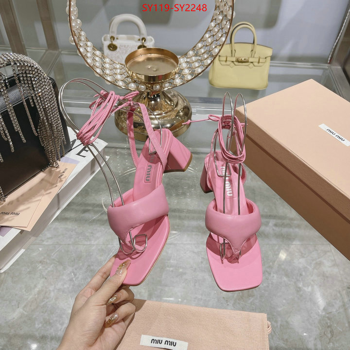 Women Shoes-Miu Miu where to buy replicas ID: SY2248 $: 119USD