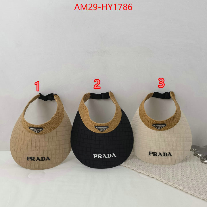 Cap(Hat)-Prada high quality online ID: HY1786 $: 29USD