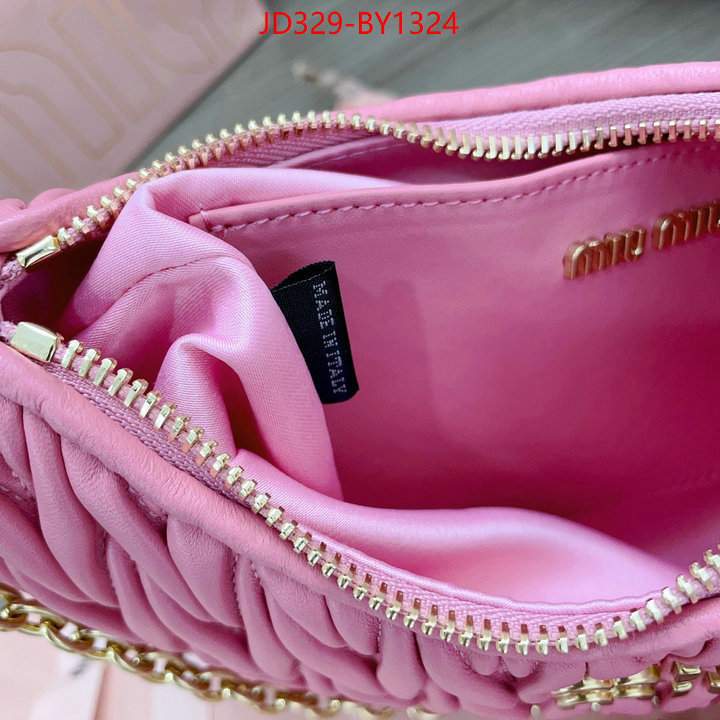 Miu Miu Bags(TOP)-Diagonal-,how to find replica shop ID: BY1324,$: 329USD