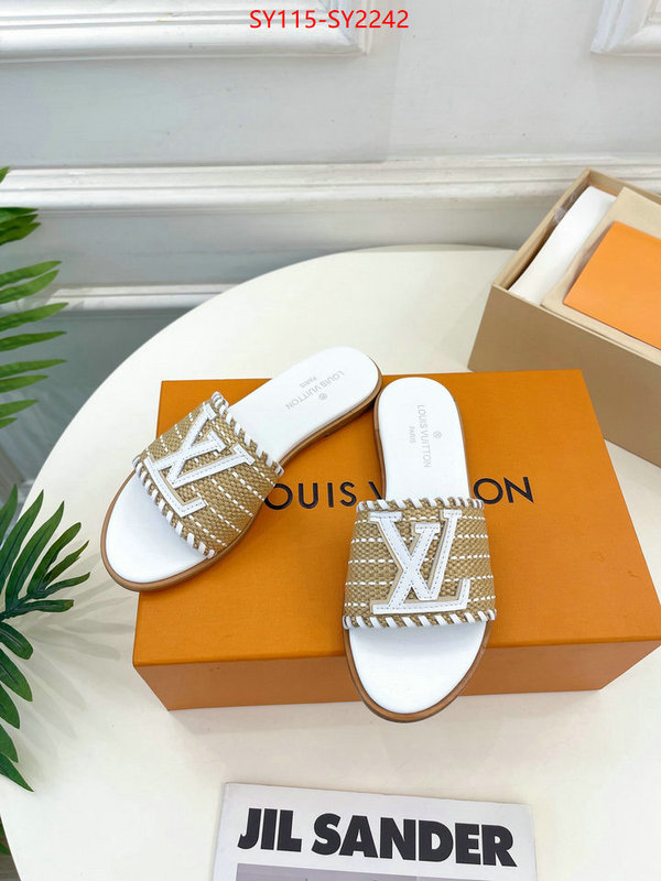 Women Shoes-LV best wholesale replica ID: SY2242 $: 115USD