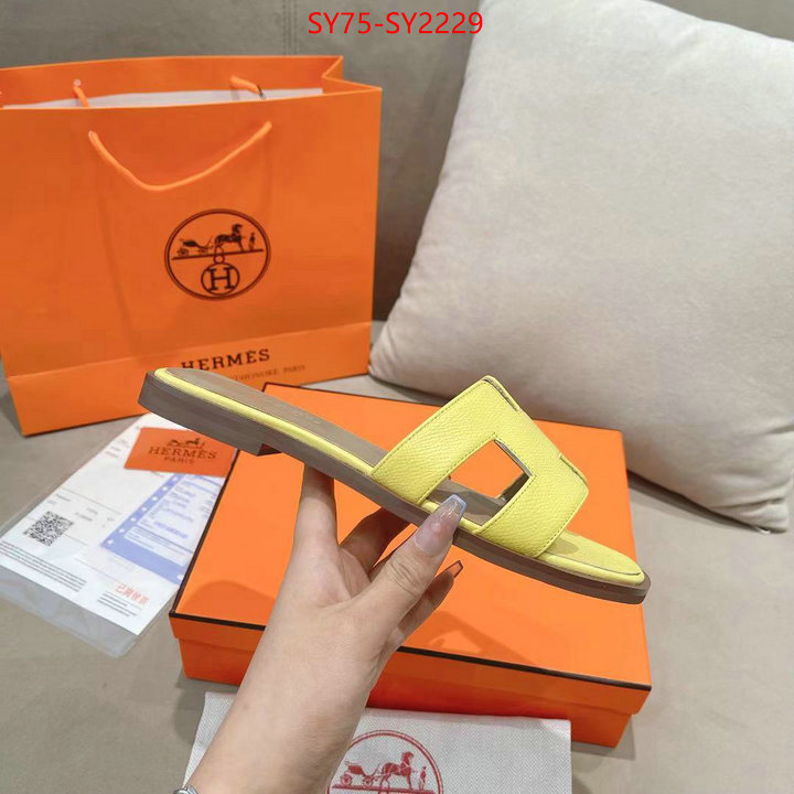 Women Shoes-Hermes best replica new style ID: SY2229 $: 75USD