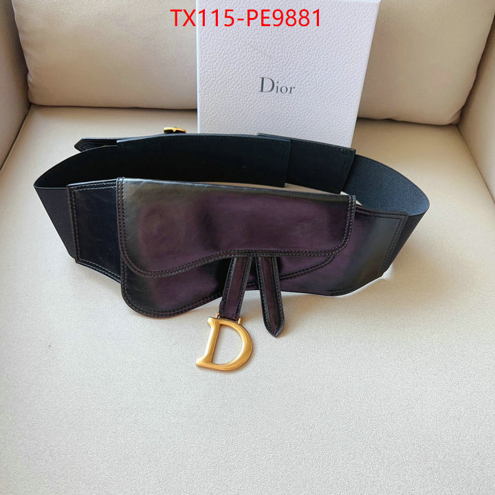 Belts-Dior,from china 2023 ID: PE9881,$: 115USD