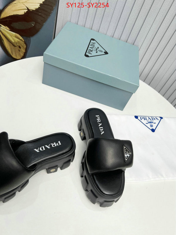 Women Shoes-Prada aaaaa class replica ID: SY2254 $: 125USD