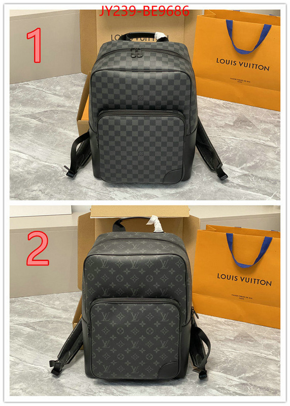 LV Bags(TOP)-Backpack-,mirror copy luxury ID: BE9686,$: 239USD