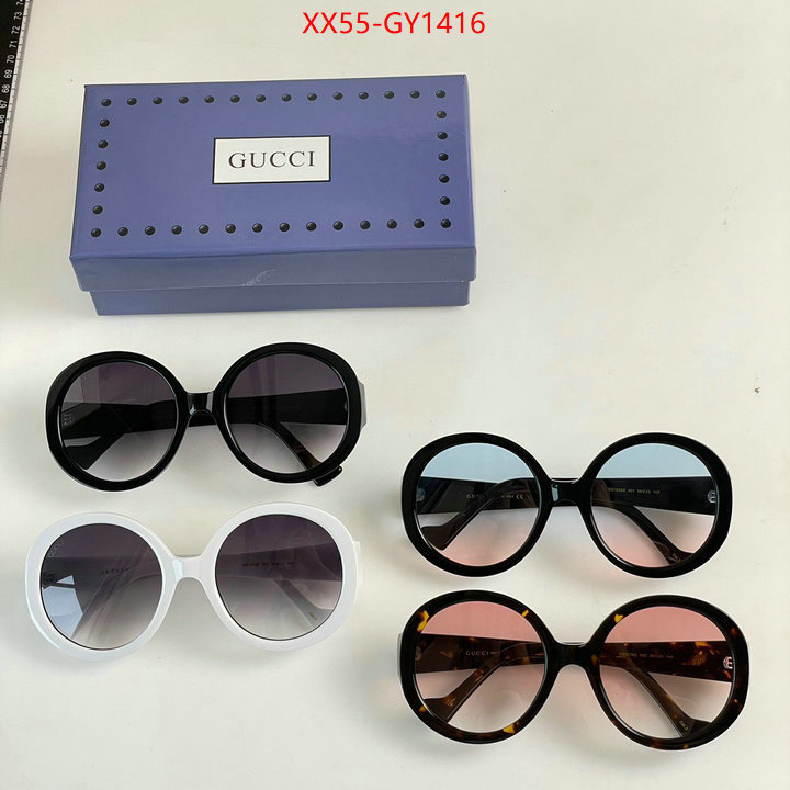 Glasses-Gucci,replica wholesale ID: GY1416,$: 55USD