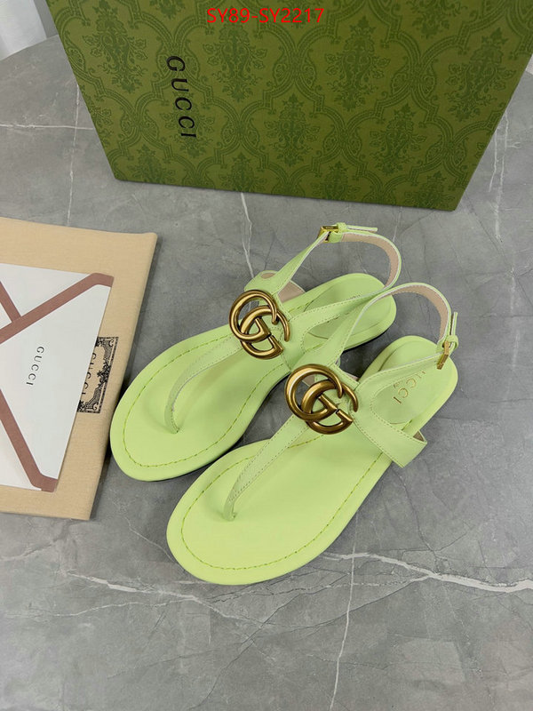 Women Shoes-Gucci designer replica ID: SY2217 $: 89USD