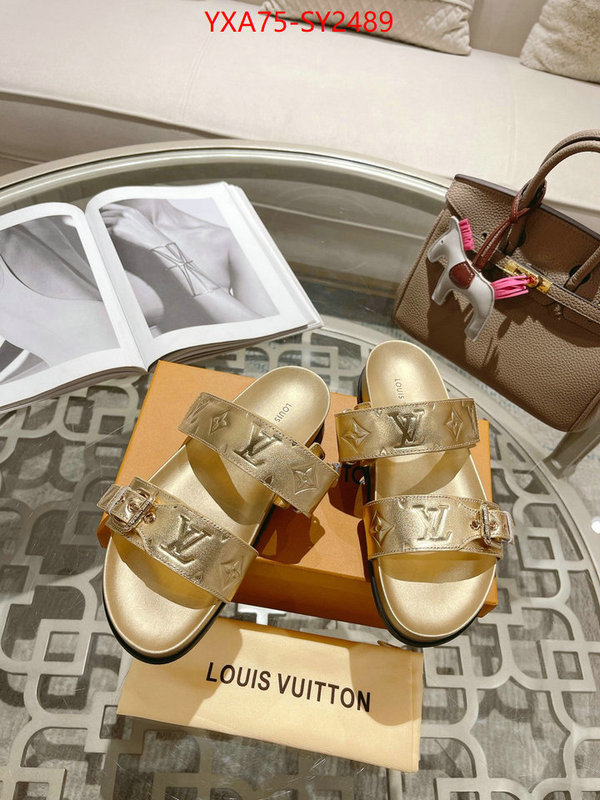 Women Shoes-LV aaaaa class replica ID: SY2489 $: 75USD