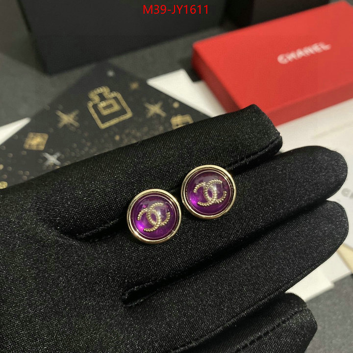 Jewelry-Chanel,top quality fake ID: JY1611,$: 39USD