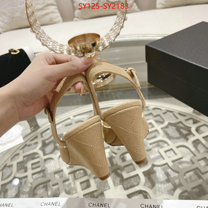 Women Shoes-Chanel luxury ID: SY2183 $: 125USD