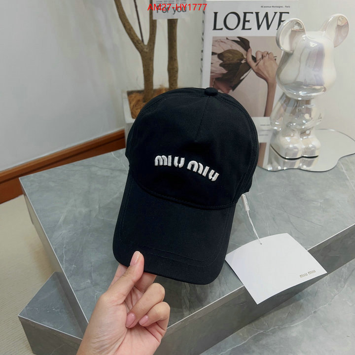 Cap(Hat)-Miu Miu 7 star quality designer replica ID: HY1777 $: 27USD