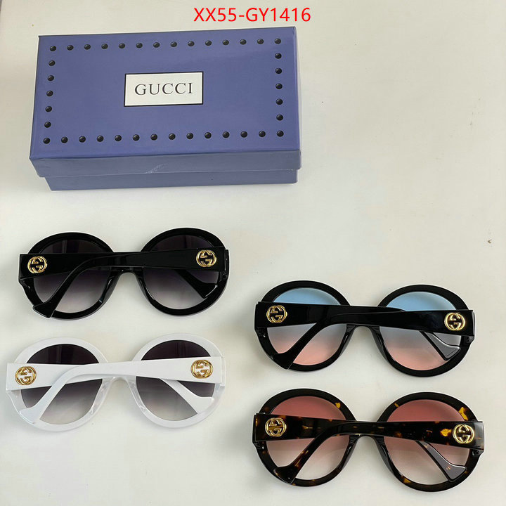 Glasses-Gucci,replica wholesale ID: GY1416,$: 55USD