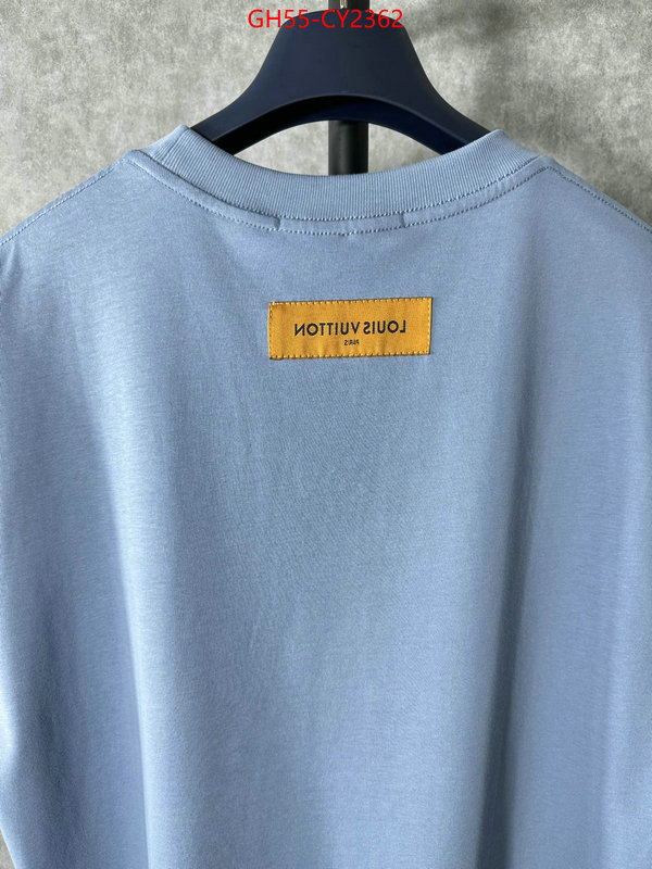 Clothing-LV top fake designer ID: CY2362 $: 55USD