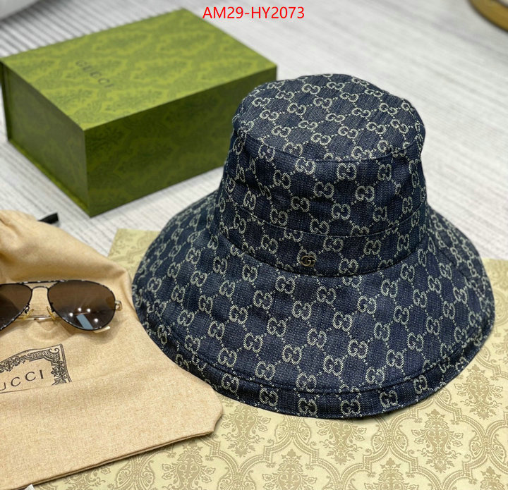 Cap(Hat)-Gucci wholesale 2023 replica ID: HY2073 $: 29USD