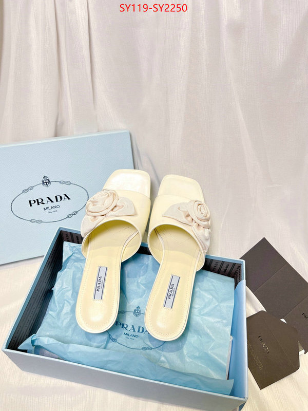 Women Shoes-Prada top 1:1 replica ID: SY2250 $: 119USD