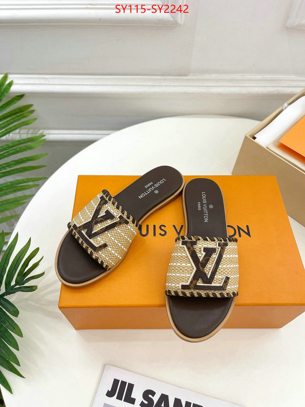 Women Shoes-LV best wholesale replica ID: SY2242 $: 115USD