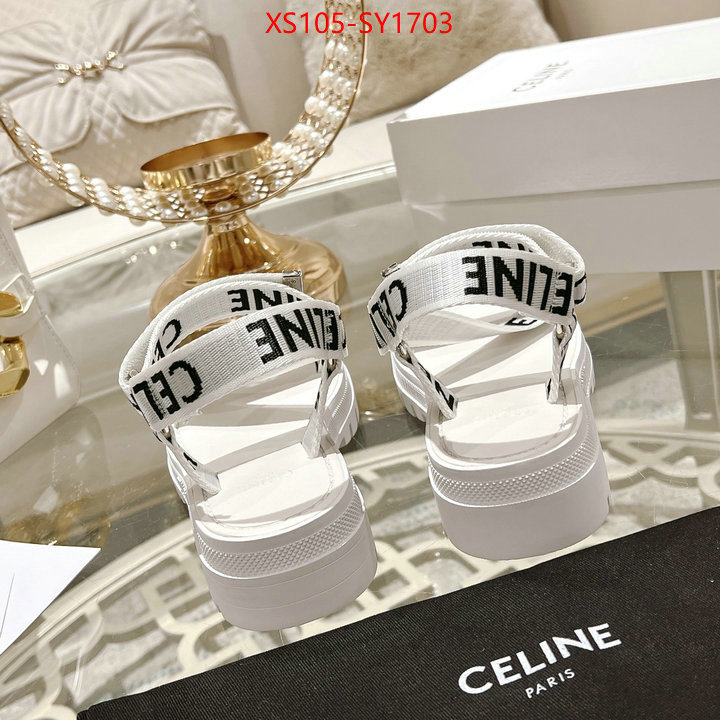 Women Shoes-CELINE,luxury ID: SY1703,$: 105USD