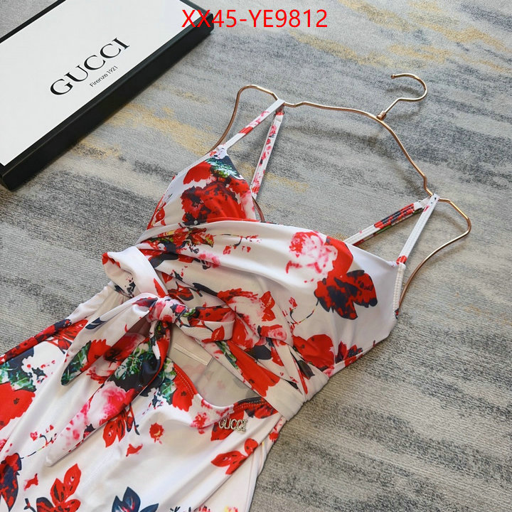 Swimsuit-GUCCI,replica aaaaa designer ID: YE9812,$: 45USD