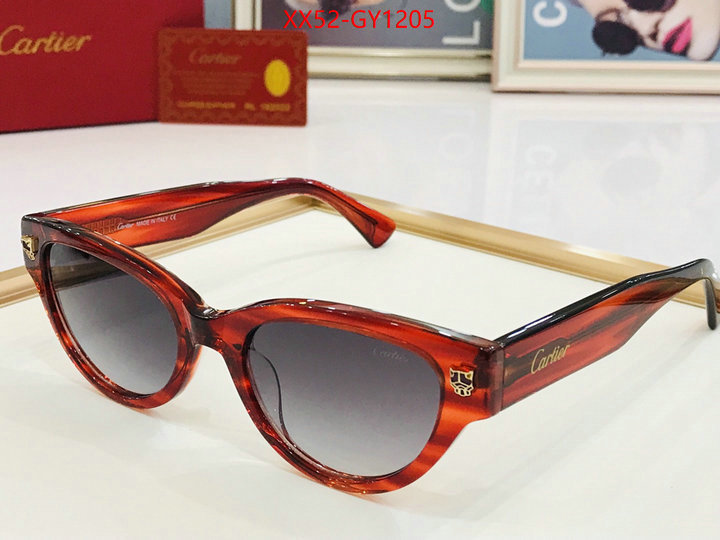 Glasses-Cartier,top fake designer ID: GY1205,$: 52USD