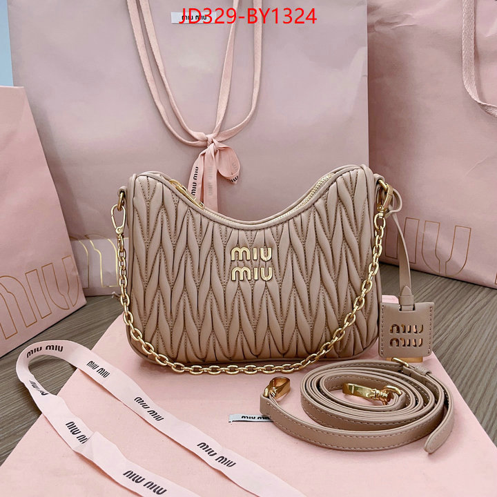 Miu Miu Bags(TOP)-Diagonal-,how to find replica shop ID: BY1324,$: 329USD