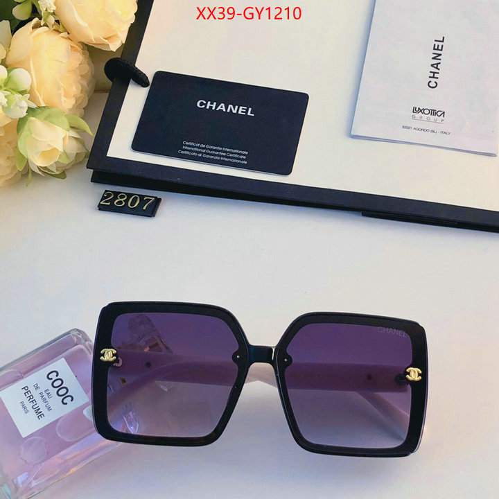 Glasses-Chanel,replica wholesale ID: GY1210,$: 39USD