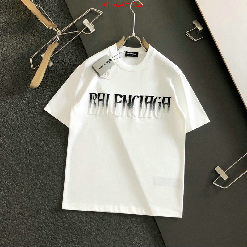 Clothing-Balenciaga,wholesale replica shop ID: CY1058,$: 75USD