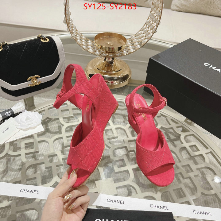 Women Shoes-Chanel luxury ID: SY2183 $: 125USD