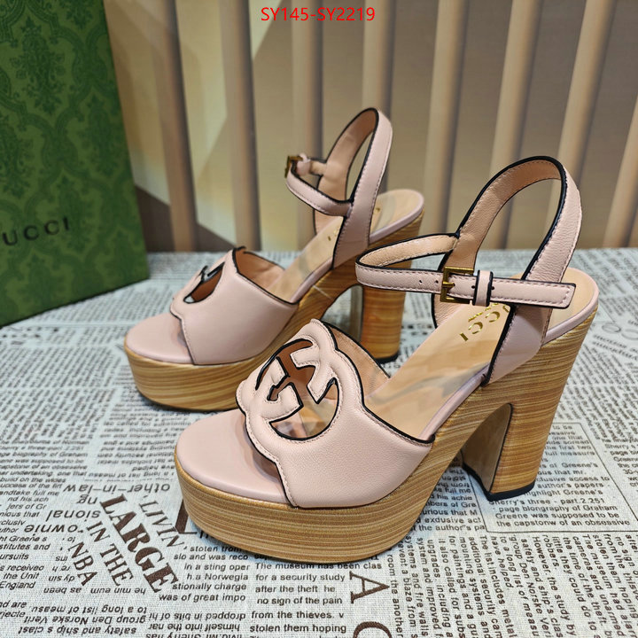 Women Shoes-Gucci best replica new style ID: SY2219 $: 145USD