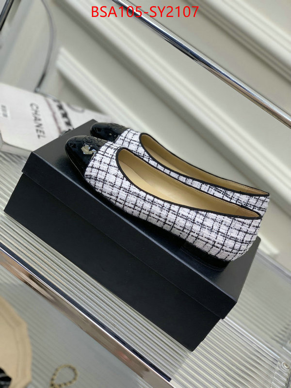 Women Shoes-Chanel best replica 1:1 ID: SY2107 $: 105USD