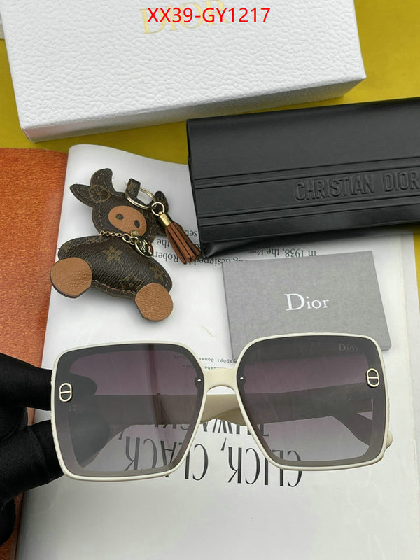 Glasses-Dior,top fake designer ID: GY1217,$: 39USD