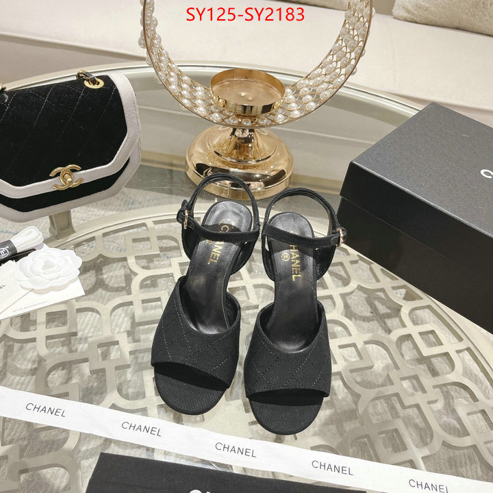 Women Shoes-Chanel luxury ID: SY2183 $: 125USD