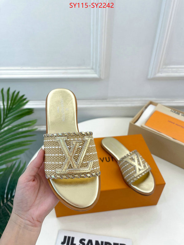 Women Shoes-LV best wholesale replica ID: SY2242 $: 115USD