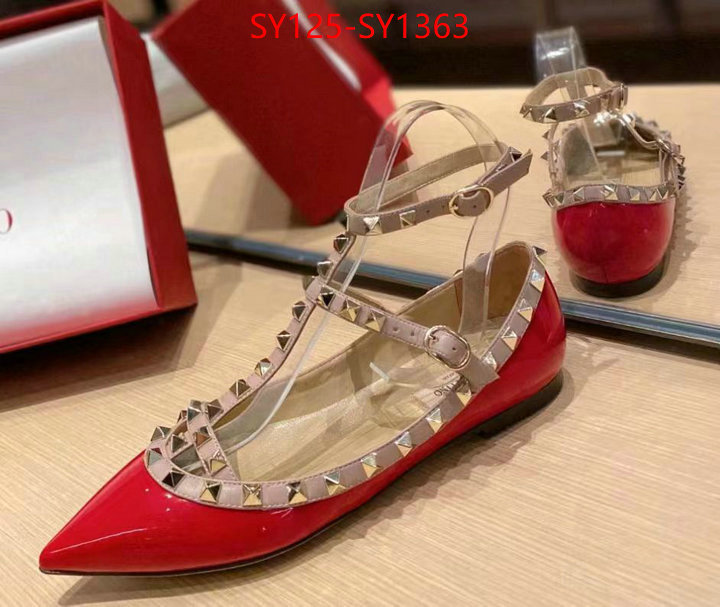 Women Shoes-Valentino,cheap replica ID: SY1363,$: 125USD