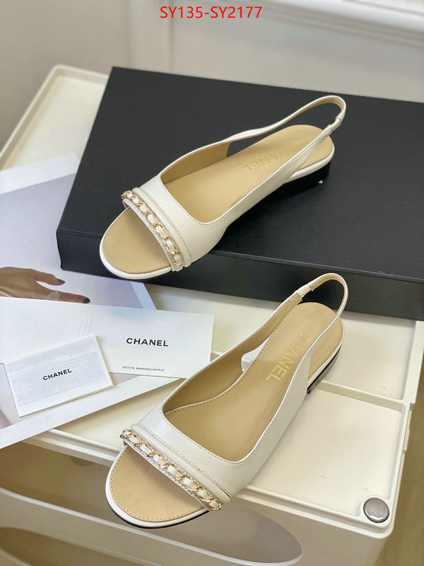 Women Shoes-Chanel high quality 1:1 replica ID: SY2177 $: 135USD