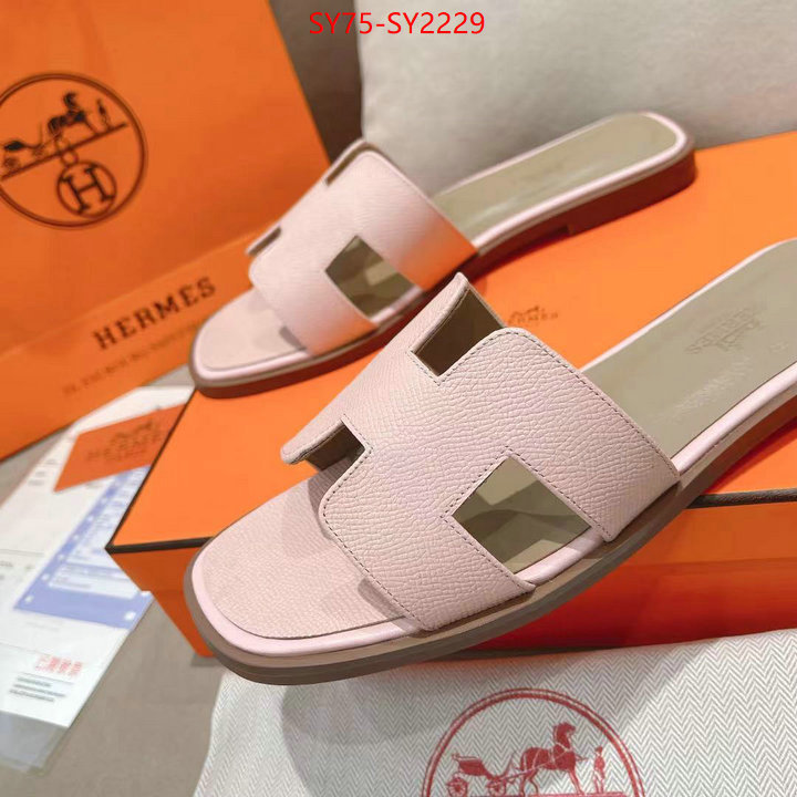 Women Shoes-Hermes best replica new style ID: SY2229 $: 75USD