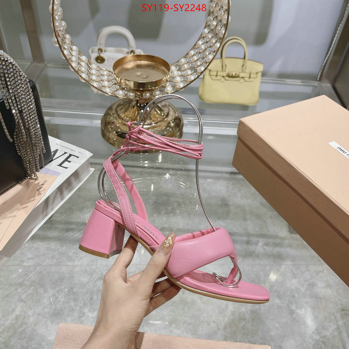 Women Shoes-Miu Miu where to buy replicas ID: SY2248 $: 119USD